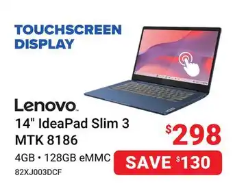 Visions Electronics LENOVO 14 IdeaPad Slim 3 MTK 8186 offer