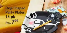 Party City Dog-Shaped Party Plates, 16-pk offer