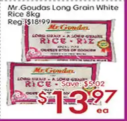 Sunny Food Mart Mr .Goudas Long Grain White Rice offer