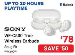 Visions Electronics Sony True Wireless Earbuds offer
