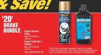 PartSource Brake Cleaner offer