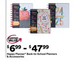 Michaels Happy Planner Back-to-School Planners & Accessories offer