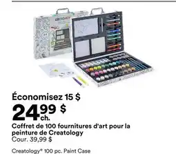Michaels Coffret de 100 fournitures d'art pour la peinture de Creatology offer