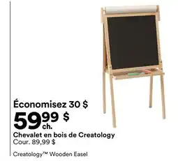 Michaels Chevalet en bois de Creatology offer