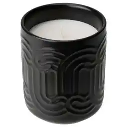 IKEA SÖtrÖnn Scented candle in ceramic jar, matcha tea & ginger/black, 45 hr offer