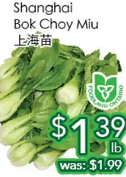 Ample Food Market Shanghai Bok Choy Miu offer