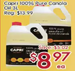 Capri 100% Pure Canola Oil