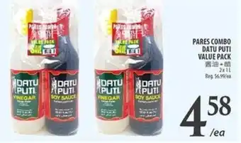 Al Premium Food Mart Pares combo datu puti value pack offer