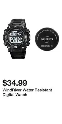 Mark's WindRiver Water Resistant Digital Watch offer