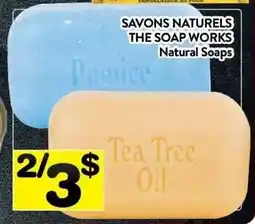 Supermarché PA SAVONS NATURELS THE SOAP WORKS offer