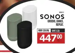 Centre Hi-Fi SONOS SPEAKERS offer