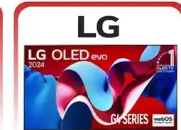 Centre Hi-Fi LG 55 OLED EVO CLASS G4 SERIES 4K TV WITH WEBOS offer