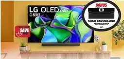 Centre Hi-Fi LG OLED EVO C3 4K SMART TELEVISION, 55 offer