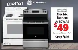 Surplus Furniture Electric Range As Low As offer