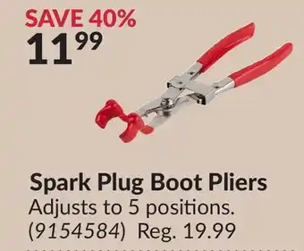 Princess Auto Performance Tool Spark Plug Boot Pliers offer
