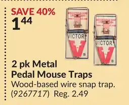 Princess Auto 2 pk Metal Pedal Mouse Traps offer