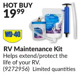 Princess Auto RV Maintenance Kit offer