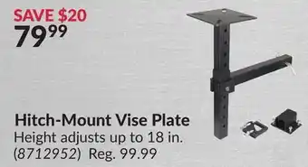 Princess Auto Pro.Point Hitch-Mount Vise Plate offer