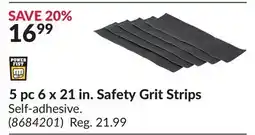 Princess Auto 5 pc 6 x 21 in. Safety Grit Strips offer