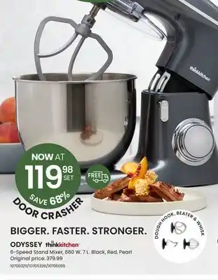 Stokes ODYSSEY 6-Speed Stand Mixer offer