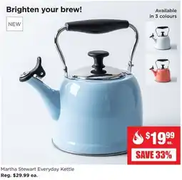 Kitchen Stuff Plus Martha Stewart Everyday Kettle offer
