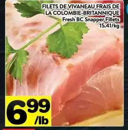 Supermarché PA Fresh BC- Snapper Fillets offer