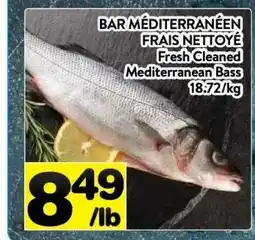 Supermarché PA Fresh Cleaned Mediterranean Bass offer