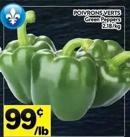 Supermarché PA Green Peppers offer