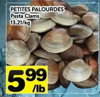 Supermarché PA Pasta Clams offer