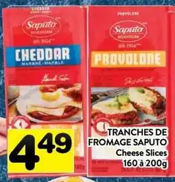Supermarché PA SAPUTO Cheese Slices offer