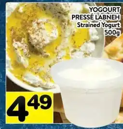 Supermarché PA Strained Yogurt offer