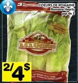 Supermarché PA Romaine Hearts offer