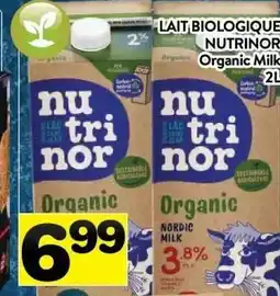 Supermarché PA Nutrinor Organic Milk offer