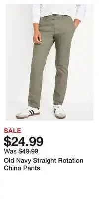 Old Navy Old Navy Straight Rotation Chino Pants offer