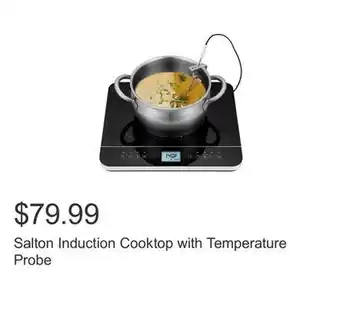 Costco Salton Induction Cooktop with Temperature Probe offer