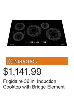 Costco Frigidaire 36 in. Induction Cooktop with Bridge Element offer