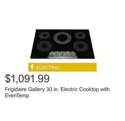 Costco Frigidaire Gallery 30 in. Electric Cooktop with EvenTemp offer