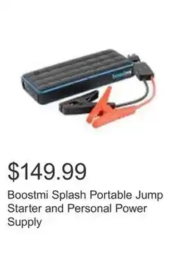Costco Boostmi Splash Portable Jump Starter and Personal Power Supply offer