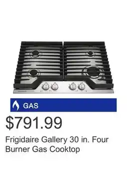 Costco Frigidaire Gallery 30 in. Four Burner Gas Cooktop offer