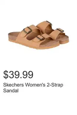 Costco Skechers Women's 2-Strap Sandal offer