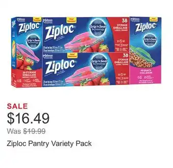 Costco Ziploc Pantry Variety Pack offer