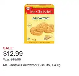 Costco Mr. Christie's Arrowroot Biscuits, 1.4 kg offer