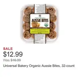 Costco Universal Bakery Organic Aussie Bites, 32-count offer