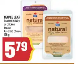 Marché Adonis MAPLE LEAF Roasted turkey or chicken breast offer