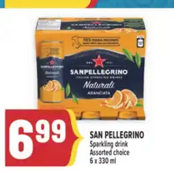 Marché Adonis SAN PELLEGRINO Sparkling drink offer