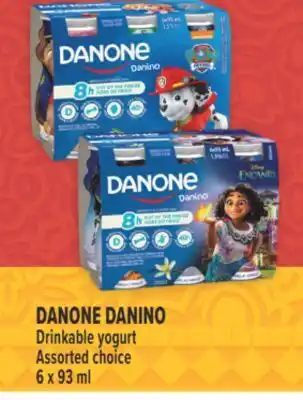 Marché Adonis DANONE DANINO Drinkable yogurt offer