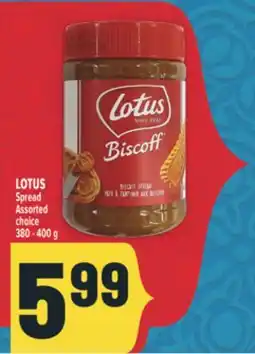 Marché Adonis LOTUS Spread offer