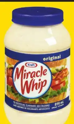 Giant Tiger Kraft Miracle Whip spread offer