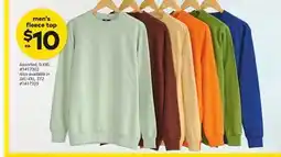 Giant Tiger men's fleece top offer