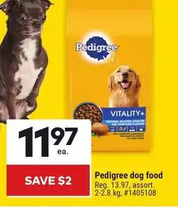 Giant Tiger Pedigree dog food offer